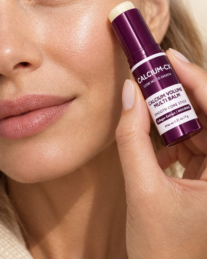 Lift Stick glided across the cheek