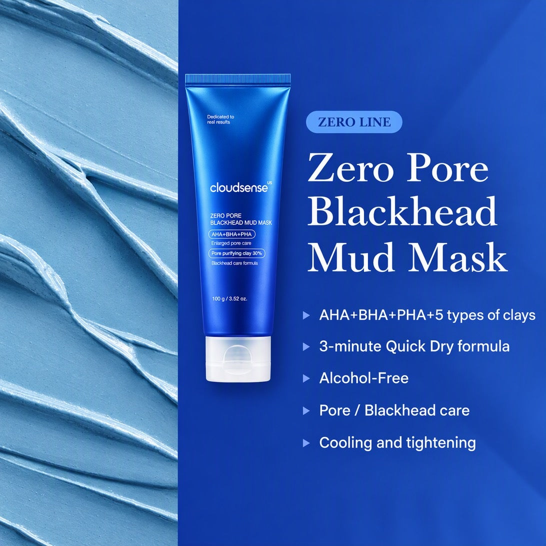 CloudSense Zero Pore Blackhead Mud Mask