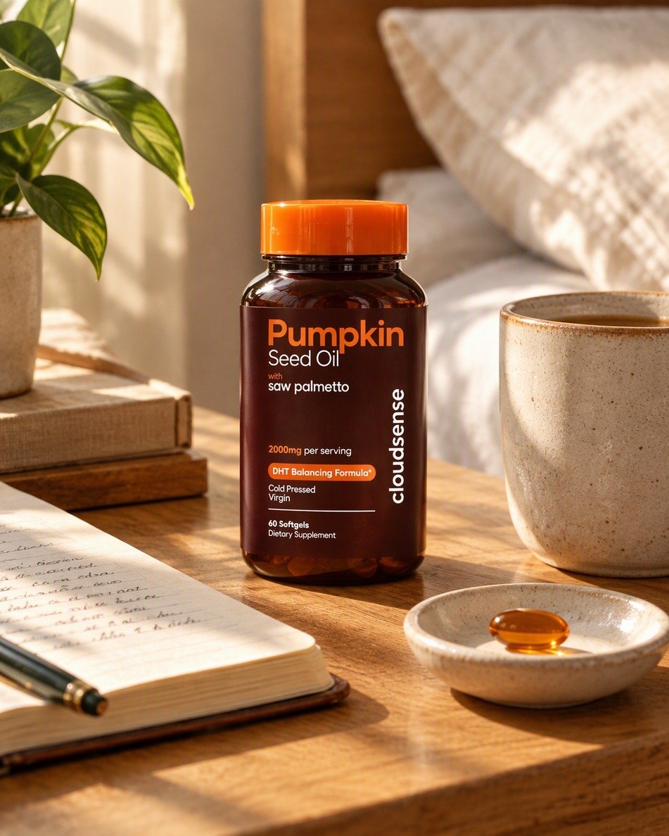 CloudSense Pumpkin Seed Oil with Saw Palmetto