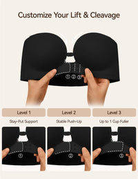 Customize your lift: 3 hook levels