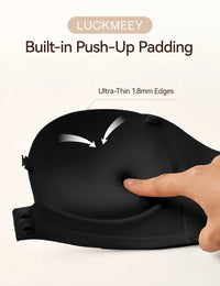 Built-in push-up padding with ultra-thin edges