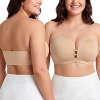 Full-support fit, front and back