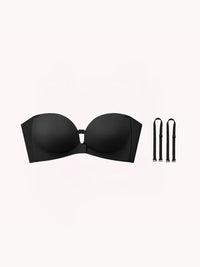 Onyx bra with removable straps