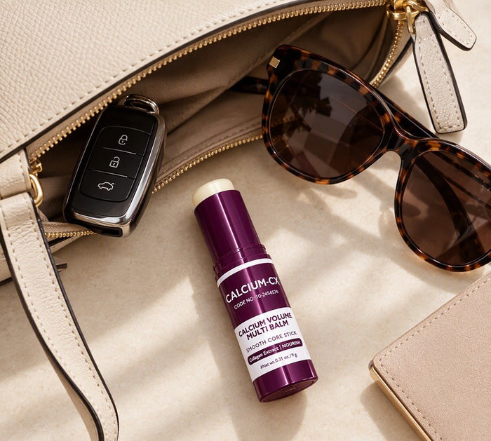 Lift Stick next to a handbag