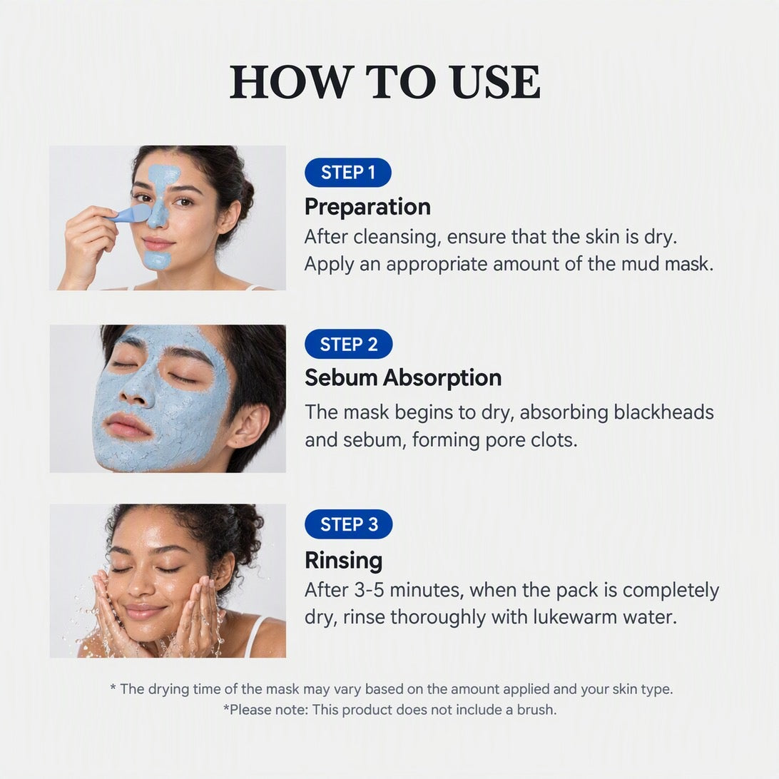 CloudSense Zero Pore Blackhead Mud Mask