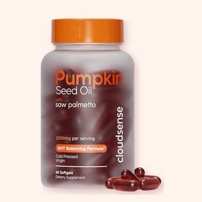 CloudSense Pumpkin Seed Oil with Saw Palmetto Softgels
