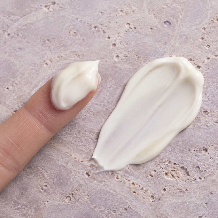 Belly cream texture
