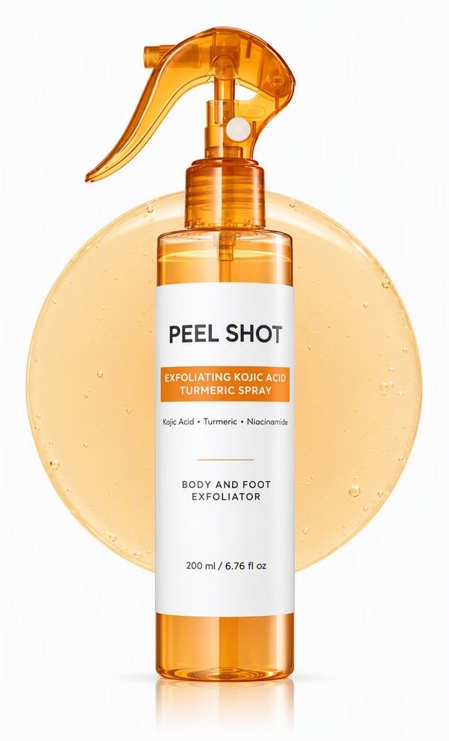 Peel Shot kojic acid and turmeric exfoliating spray